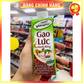 [ Uống là Phê ] Hộp 180ml Thức uống Gạo lức huyết rồng Việt Ngũ Cốc, dinh dưỡng cho sức khoẻ, chính hãng