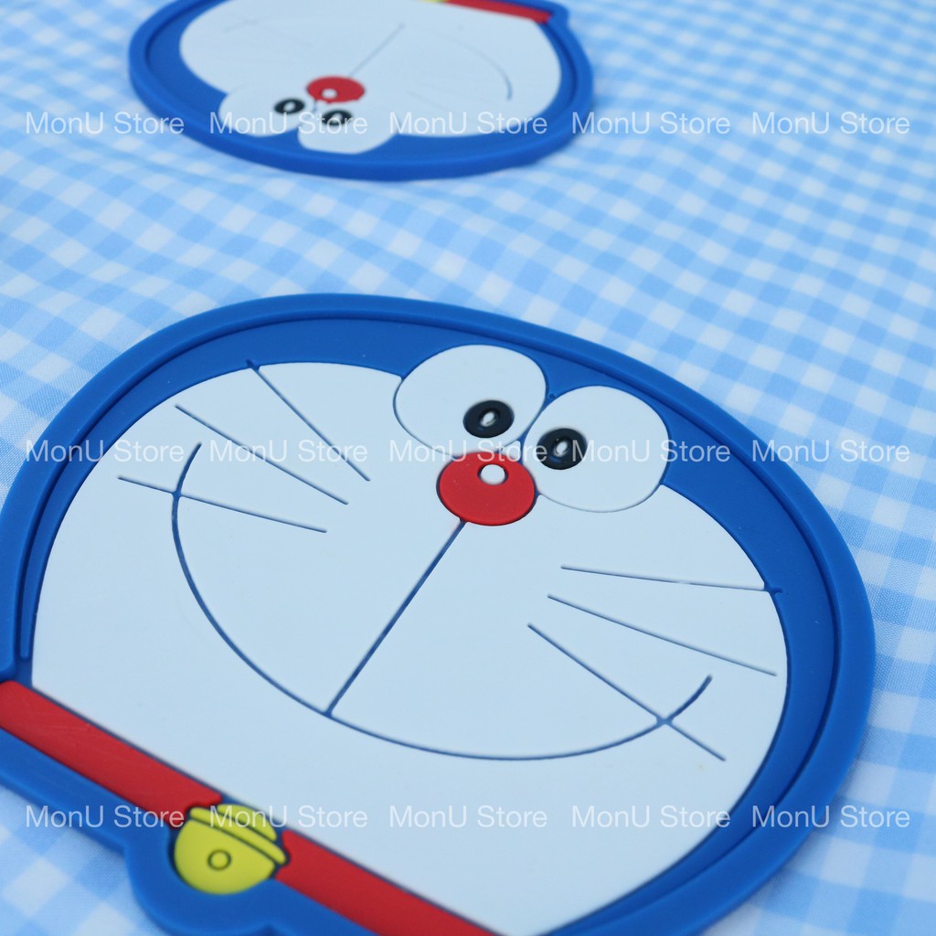 Đế lót ly, cốc silicon hình DORAEMON doremon dễ thương cute MON0033 TooYoo