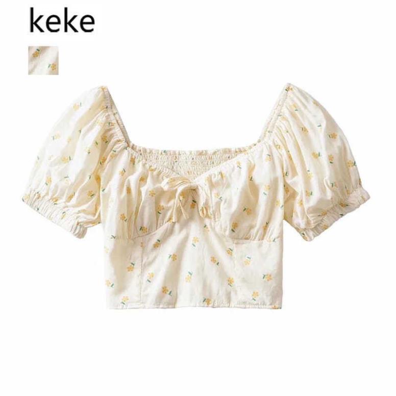 NEW ARRIVALS HÀNG SĂN - ÁO CROTOP HOA NHÍ BO LƯNG KÈM ẢNH THẬT
