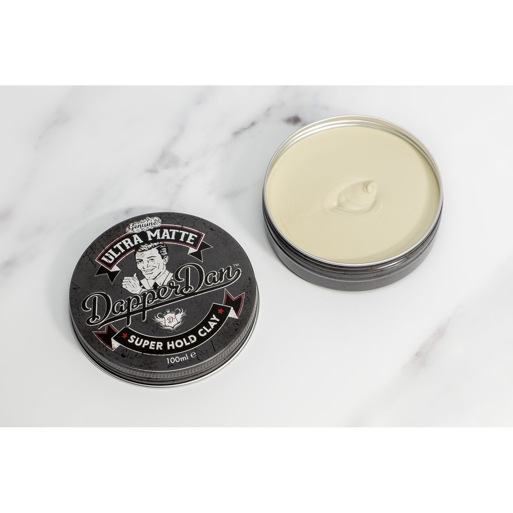 Sáp Vuốt Tóc Nam DAPPER DAN - 100g - Hàng Chính Hãng + Xịt Dưỡng Tóc AZENMAN Parana 20ml + Lược Chải Tóc Texture