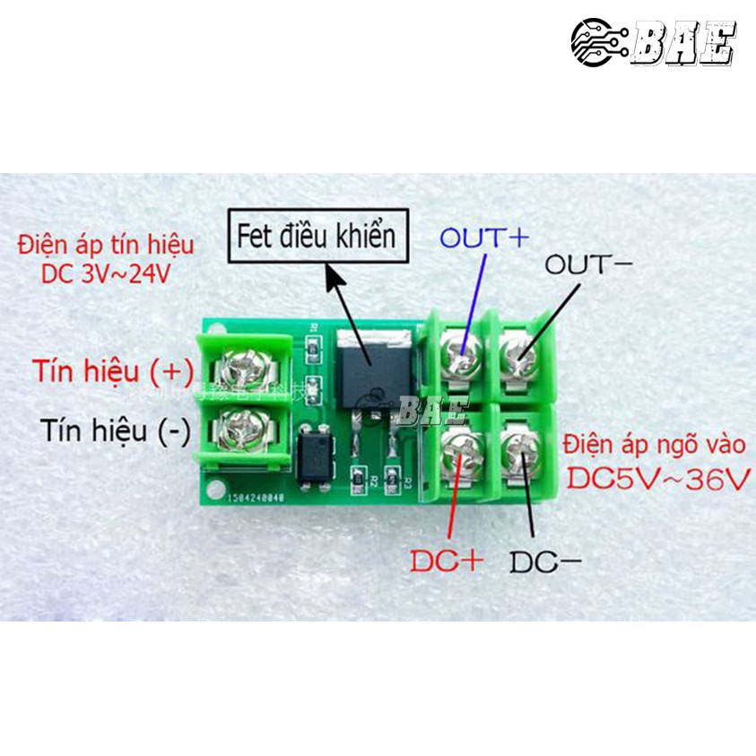 Mạch kích PWM mosfet 1 cổng