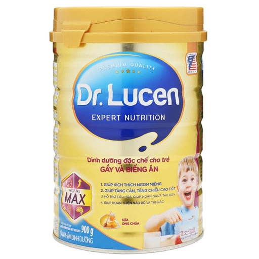 Sữa Dr. Lucen NutriMax cho trẻ gầy và biếng ăn loại 900g