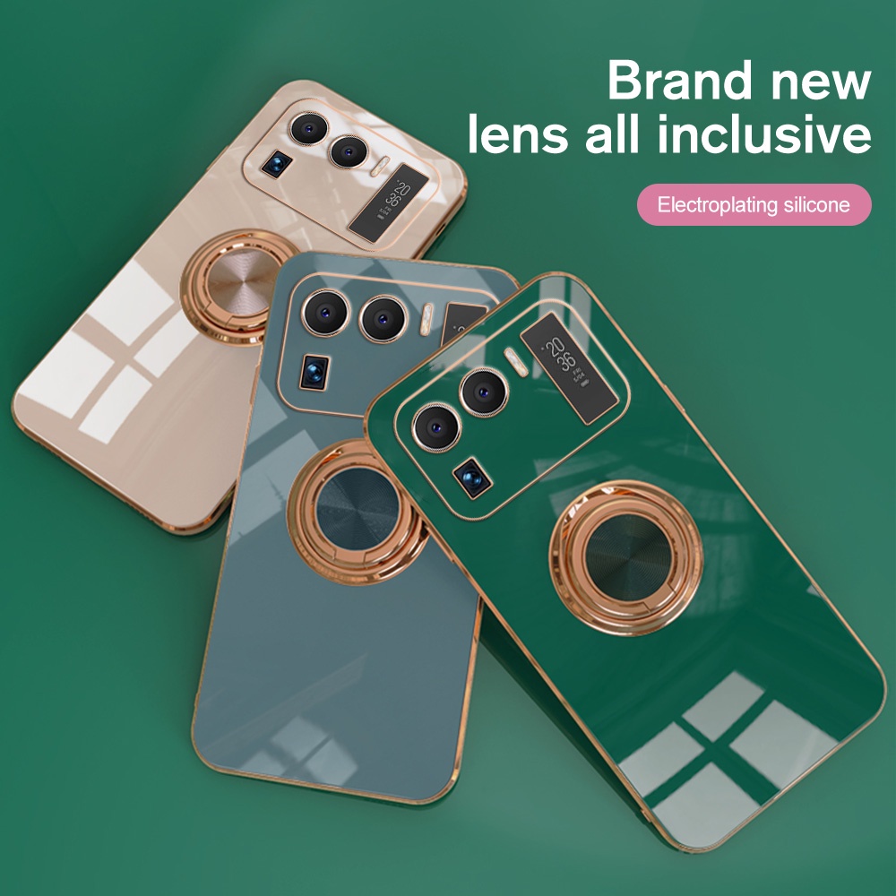 Ốp điện thoại mạ điện có giã đỡ từ tính cho Xiaomi Mi 11 Lite 4g / 5g 11i 11 Pro 11 Ultra