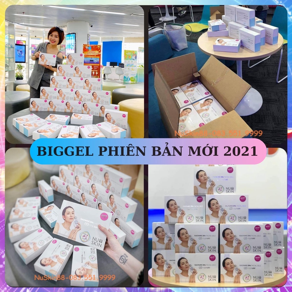 1 Cặp Gel Nuskin Chạy Máy Nâng Cơ Galvanic Phiên Bản Mới 2022