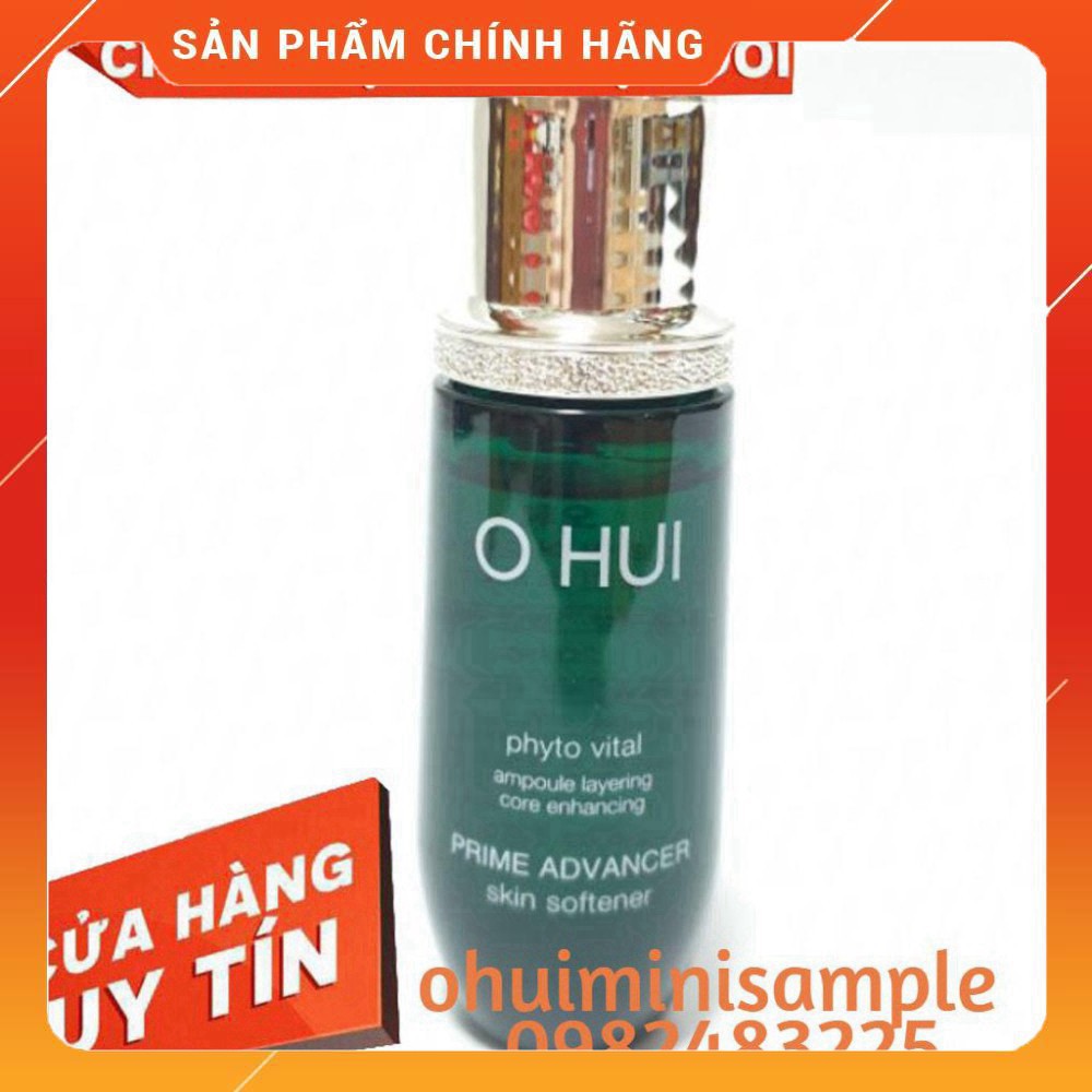 Nước hoa hồng Ohui xanh làm trắng căng bóng da và chống lão hóa - Ohui phyto vital Prime Advancer 20ml