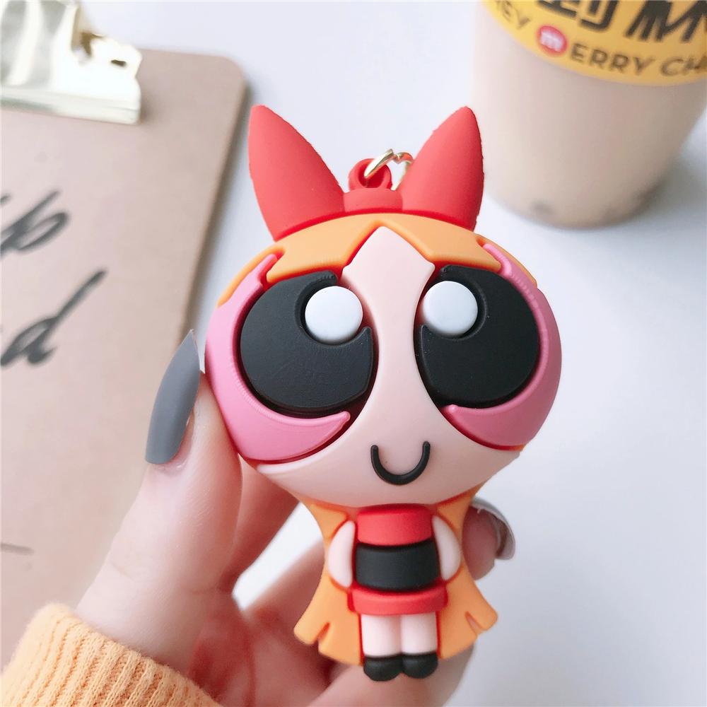 LANFY Móc Khóa Hình Hoạt Hình Đáng Yêu Giá Đỡ