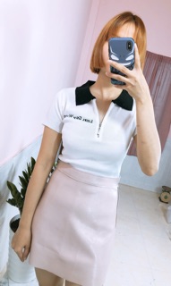 CHÂN VÁY DA LÌ CHỮ A QCL1(CÓ ẢNH+VIDEO THẬT)