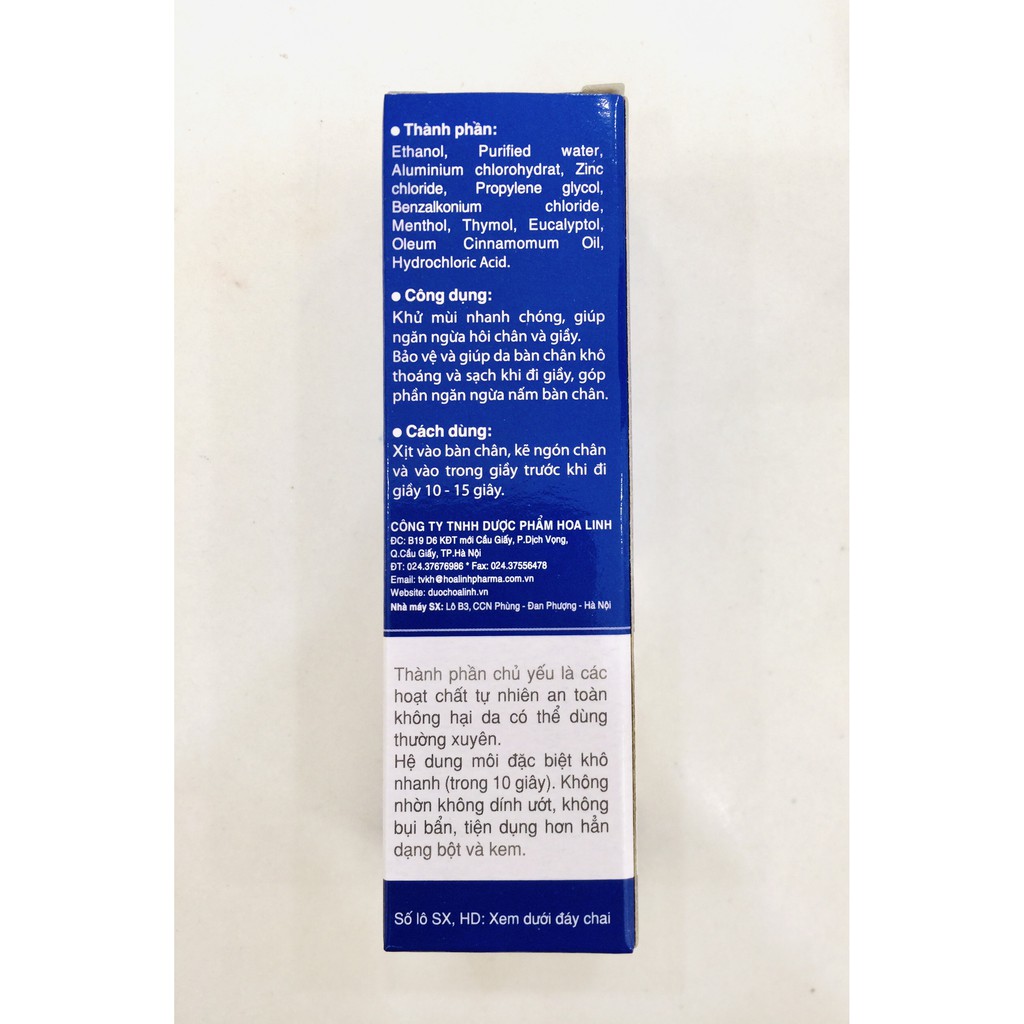 ZUCHI FAMILY - Xịt giày khử mùi 50ml