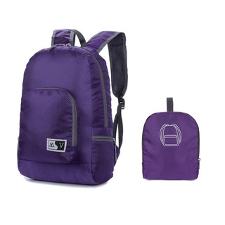 Ba lô du lịch gấp gọn siêu nhẹ chống nước WV (Tím)