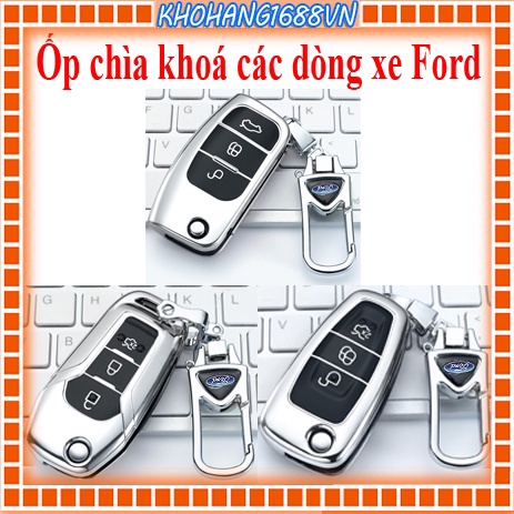 Ốp chìa khoá TPU sang trọng dành cho xe Ford Ranger, Focus, Fiesta, Ecosport...