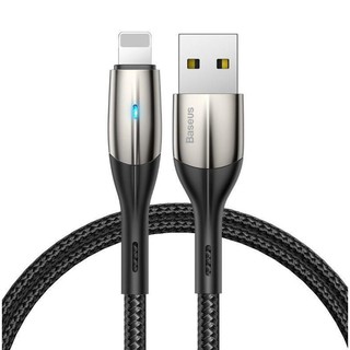 Cáp iPhone BASEUS Horizontal Data Cable (With An Indicator Lamp) 1,5A2.4A 1m/2m