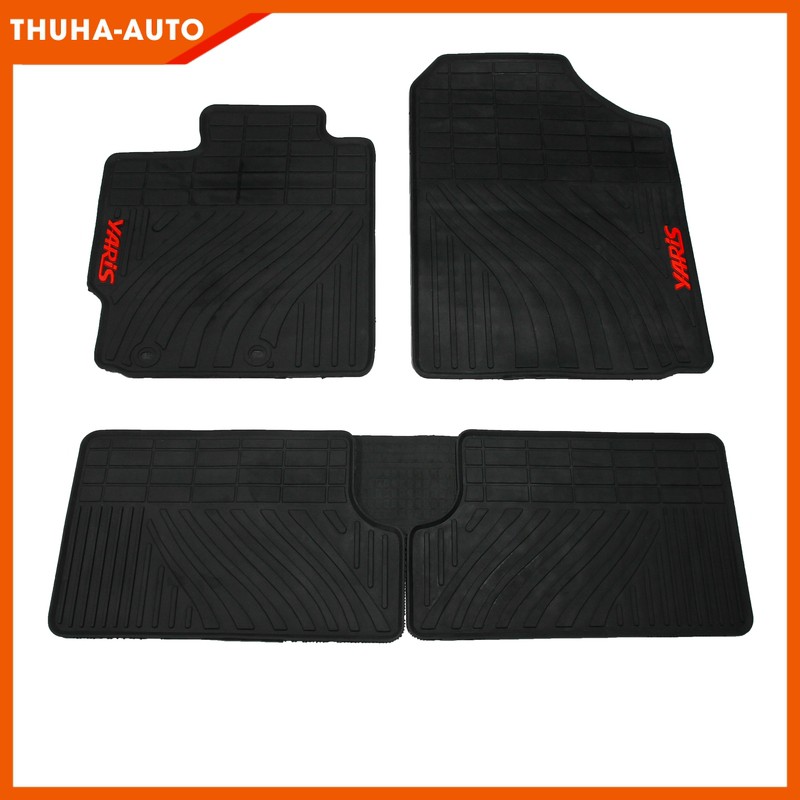 Thảm lót sàn cao su cao xe YARIS TOYOTA 2014-2015 cao cấp thiết kế vừa vặn dễ dàng vệ sinh lắp đặp