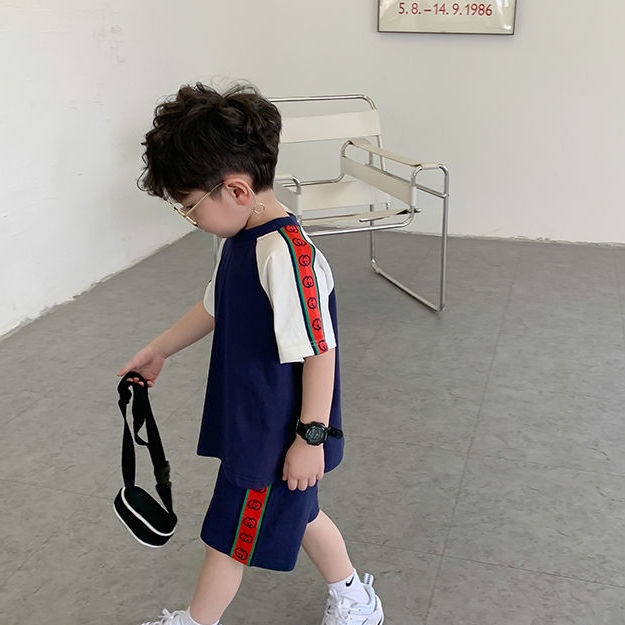 Bộ Áo Thun Cotton Trơn Tay Lỡ Phong Cách Hàn Quốc Thời Trang Mùa Hè Cho Bé Trai Và Bé Gái