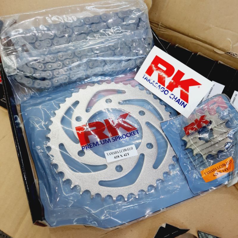 Nhông Sên Dĩa RK Raider Fi  Winner , Winner X , Ex150 có phốt cao su