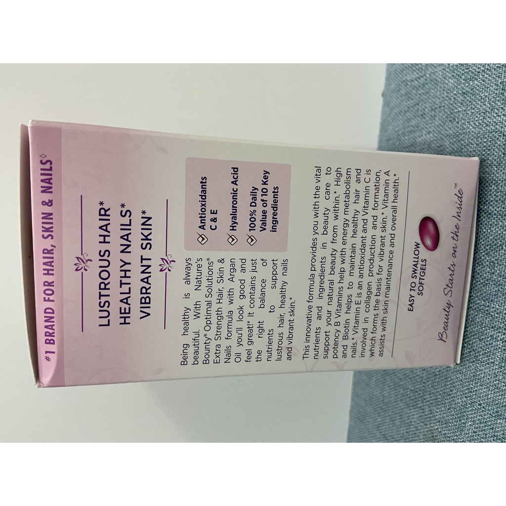 Viên Uống Làm Đẹp Da Móng Tóc Hair Skin & Nail Nature’s Bounty | BigBuy360 - bigbuy360.vn