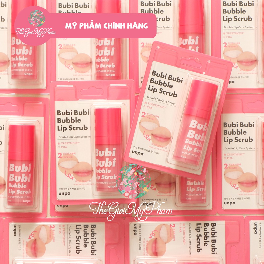 Tẩy Tế Bào Chết Môi Dạng Bọt UNPA Bubi Bubi Lip 10ml | BigBuy360 - bigbuy360.vn