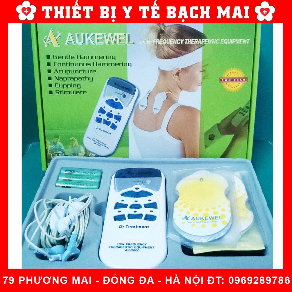 Máy Massage Điện Xung Trị Liệu Aukewell AK2000 [04 Miếng Dán]