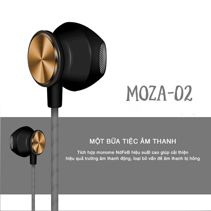 Tai nghe xoắn ốc Ossan Moza-02 âm thanh êm dịu chân cắm 3.5 | BigBuy360 - bigbuy360.vn
