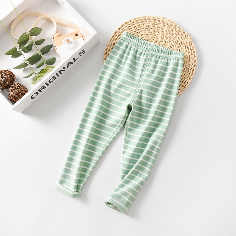 Combo 10 quần chục dài kẻ chất liệu cotton siêu thoáng mát cho bé trai và gái 6-16kg