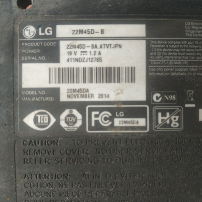 Main bo màn hình LG 22 24 27