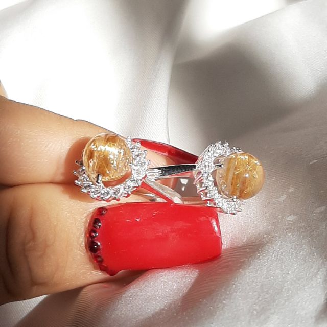 Phôi nhẫn, họng nhẫn có chấu, xác nhẫn bạc lắp đá dạng tròn hoa -Trang sức Vinasil