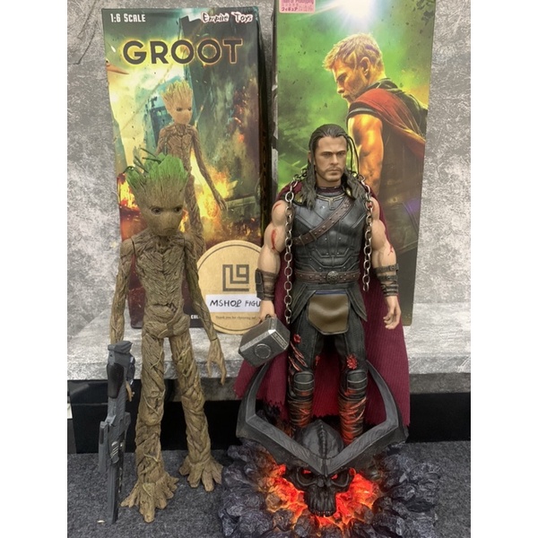 Mô hình tượng tĩnh Thor 3 Ragnarok tóc dài 1/6 Emmpire toys - Avengers