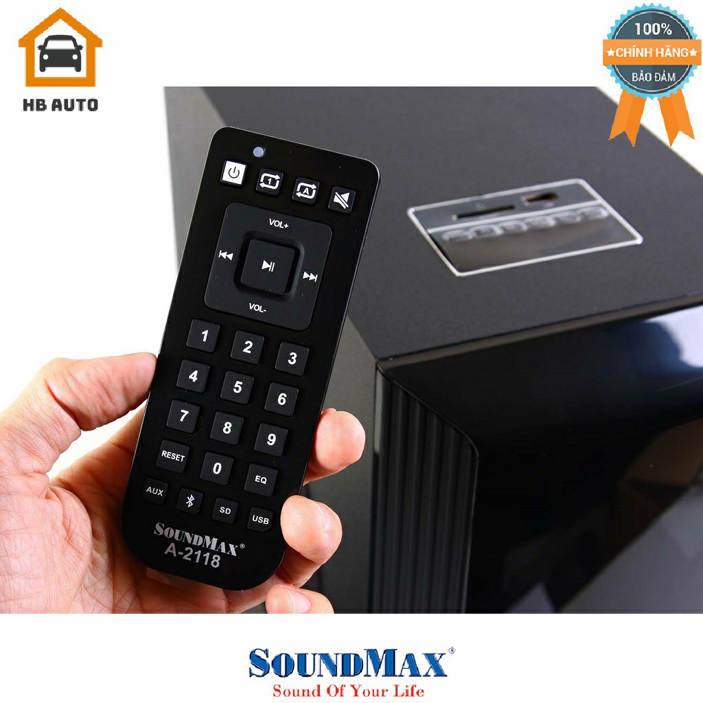 Loa Bluetooth Soundmax A2118 2.1 60W RMS Hàng chính hãng Loa Soundmax