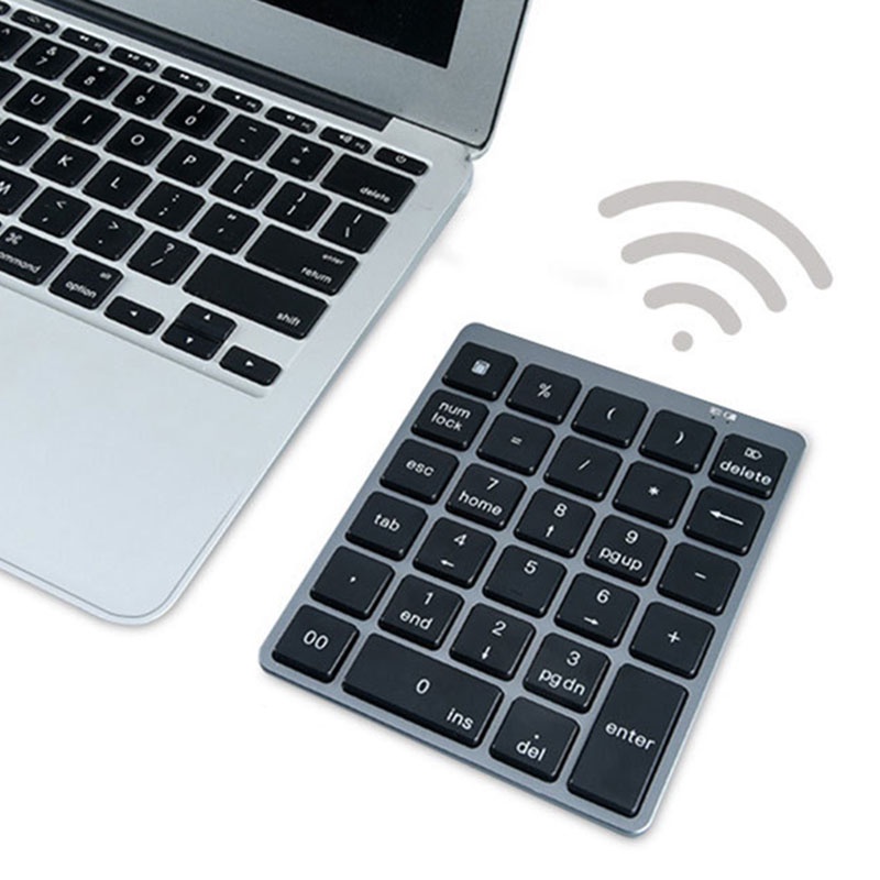 Bàn Phím Số N970 Kết Nối Bluetooth Không Dây Với Hub Usb Mini Đa Năng Cho Tài Chính