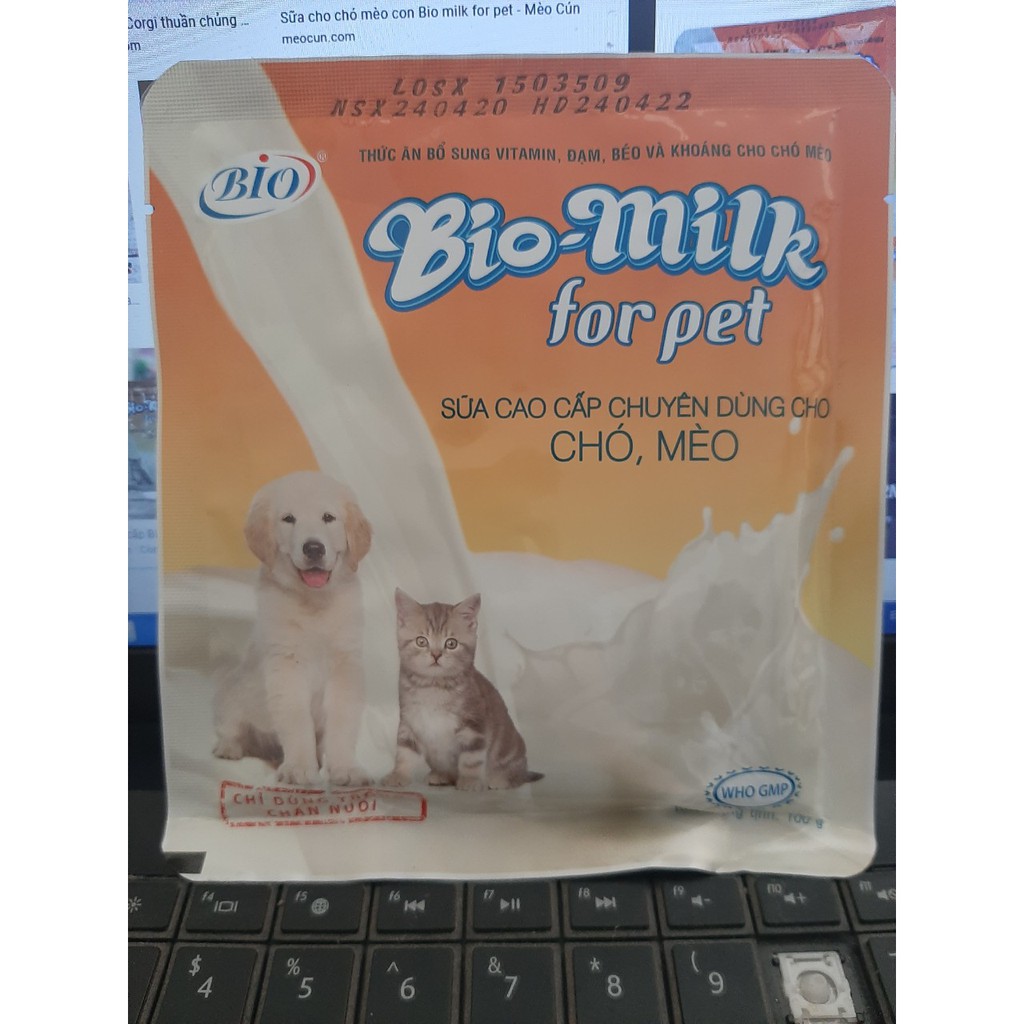 Sữa bột cho chó mèo con Bio-milk