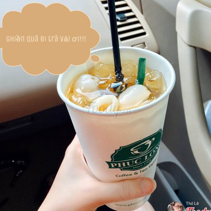 Combo 10 ly trà vải Phúc Long