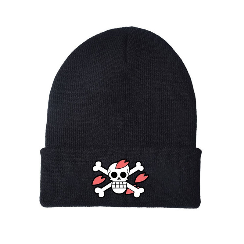 Mũ len beanie họa tiết Luffy Law trong One Piece cho nam và nữ