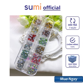 Đá chân keo mix màu mix size