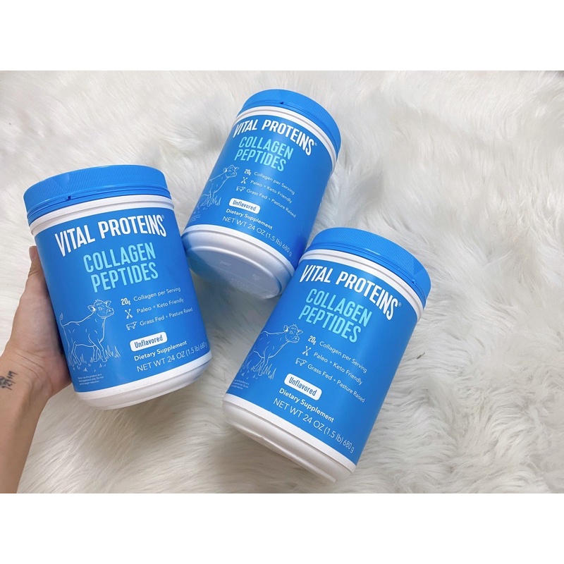 Bột uống Vital Protein Collagen Peptides 680gram.