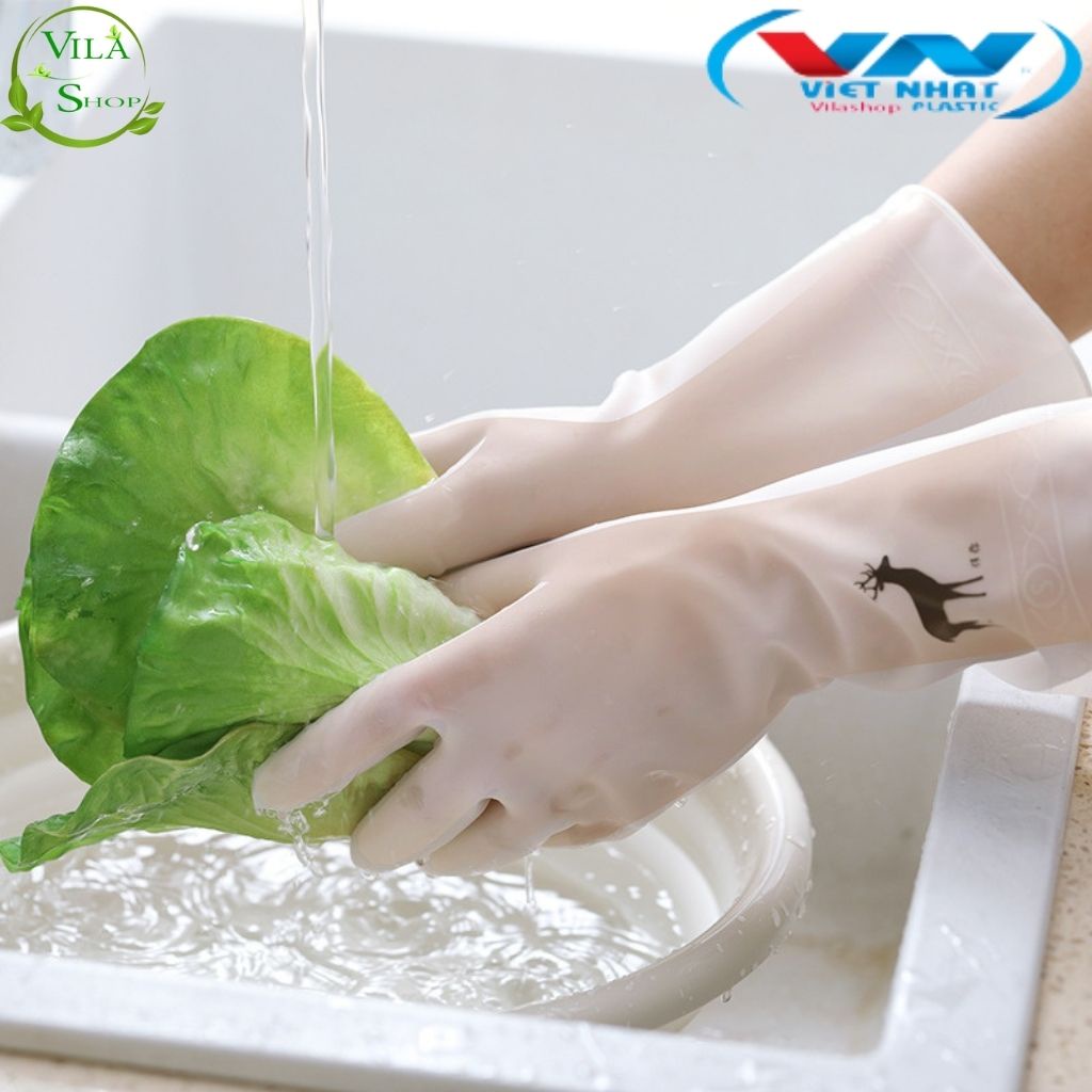[ 5 Loại] Găng Tay Cao Su, Gang Tay Nilon Rửa Chén, Giặt Giũ, Vệ Sinh Siêu Dai Bảo Vệ Da Tay