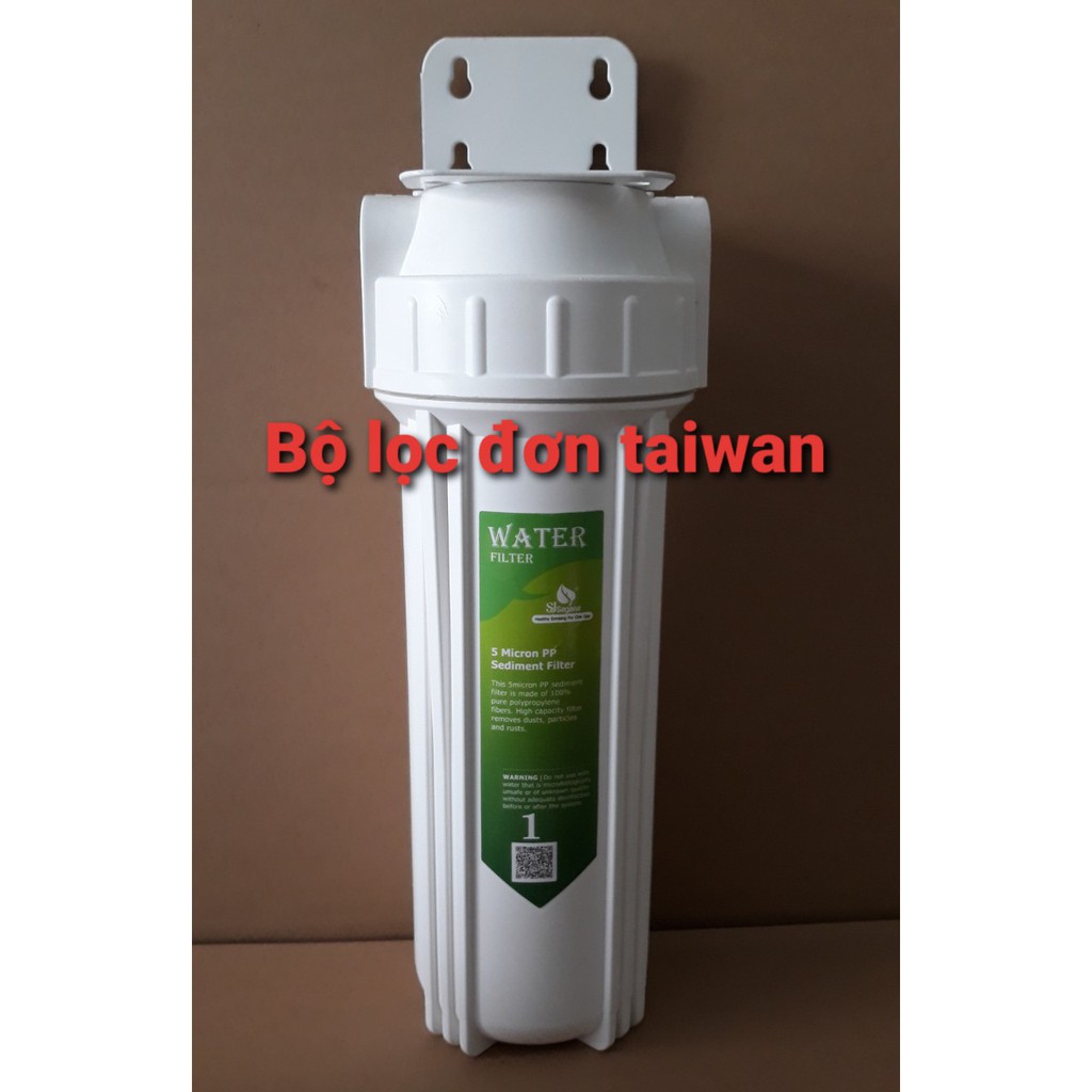 Bộ lọc đơn, bộ lọc nước đầu nguồn Taiwan (sọc thẳng ren phi 21) | BigBuy360 - bigbuy360.vn