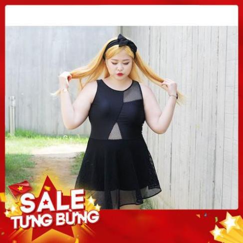 Bikini big size Hàn Quốc, bộ đồ bơi cho người mập 60 kg trở lên váy che khuyết điểm -Hàng nhập khẩu ་