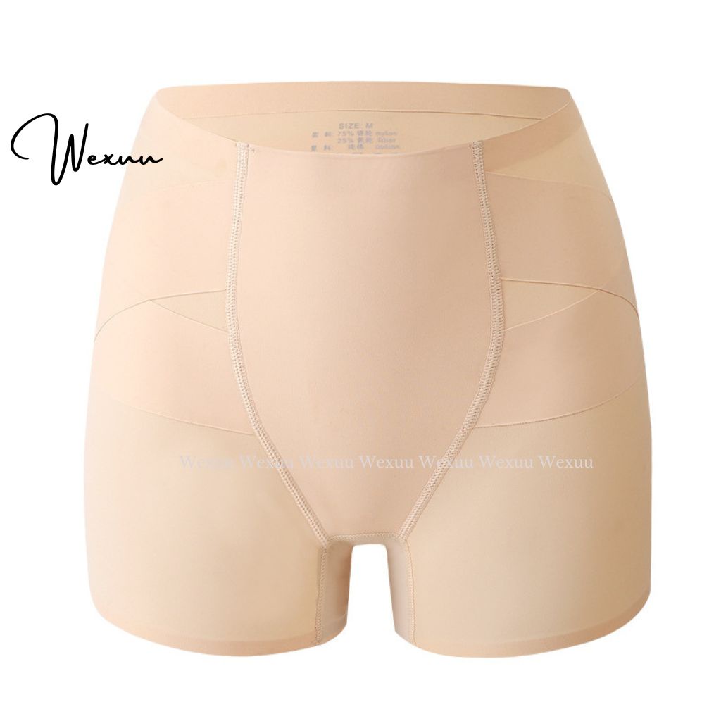 Quần mặc váy cạp cao hỗ trợ gen bụng thon gọn Wexuu Design nâng mông tôn dáng vải su lạnh cao cấp thoáng mát - QV09