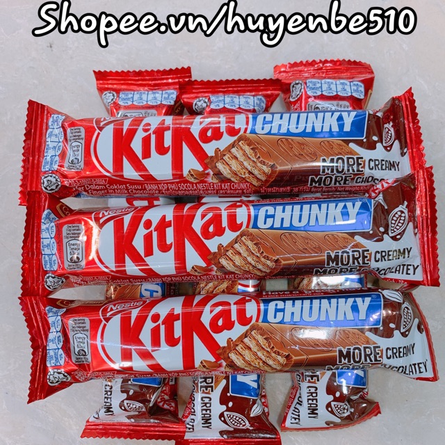 Combo 6 kitkat chunky 38g giá chỉ 78.000₫