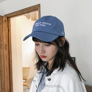 (Hàng Có Sẵn) Mũ Lưỡi Trai Mềm Mại Màu Xanh Dương Siêu Đẹp Phong Cách Hàn Quốc Thời Trang Xuân Hè Dành Cho Nam Và Nữ