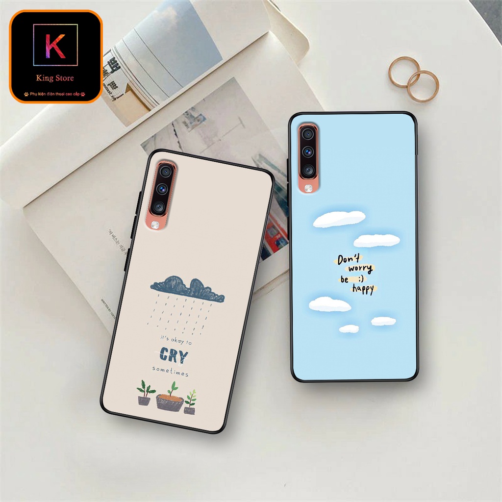 Ốp lưng Samsung A7 2018 - Samsung A9 2018 - Ốp in hình BlueSky - Chất liệu TPU chống sốc bảo vệ lưng máy