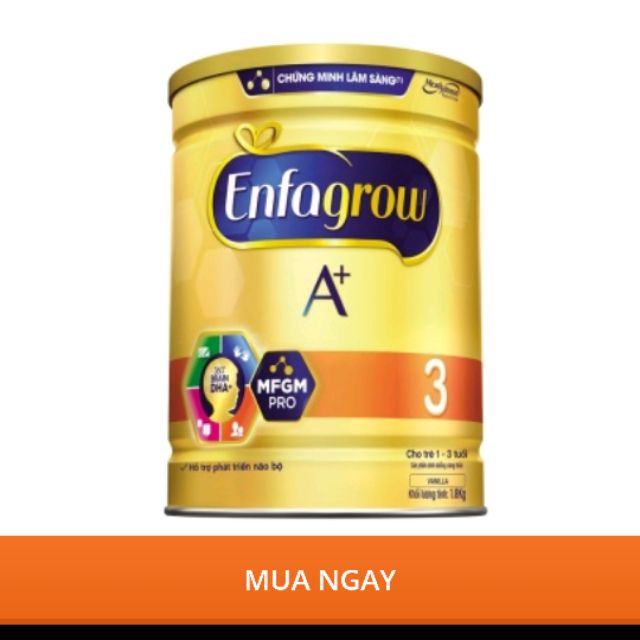 Sữa bột enfagrow a+ 3 1800gram