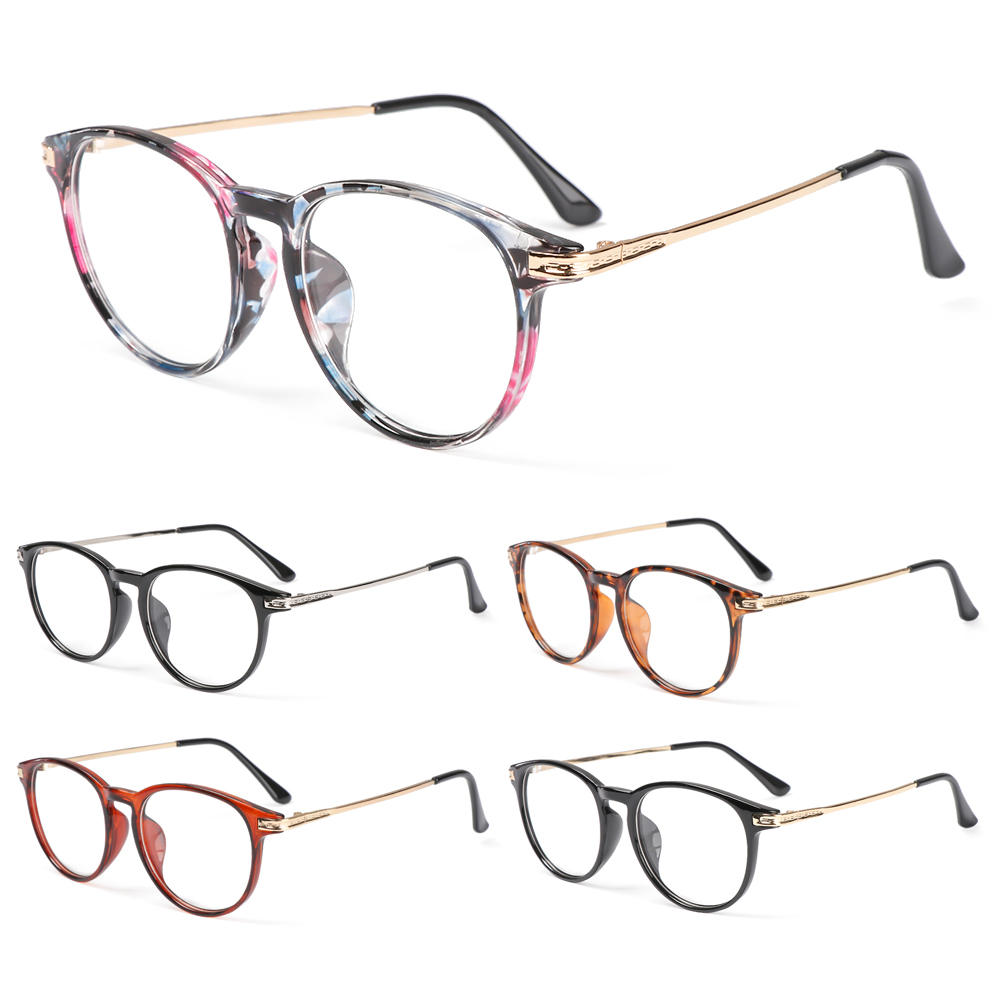 Mắt kính gọng tròn bằng kim loại phong cách vintage