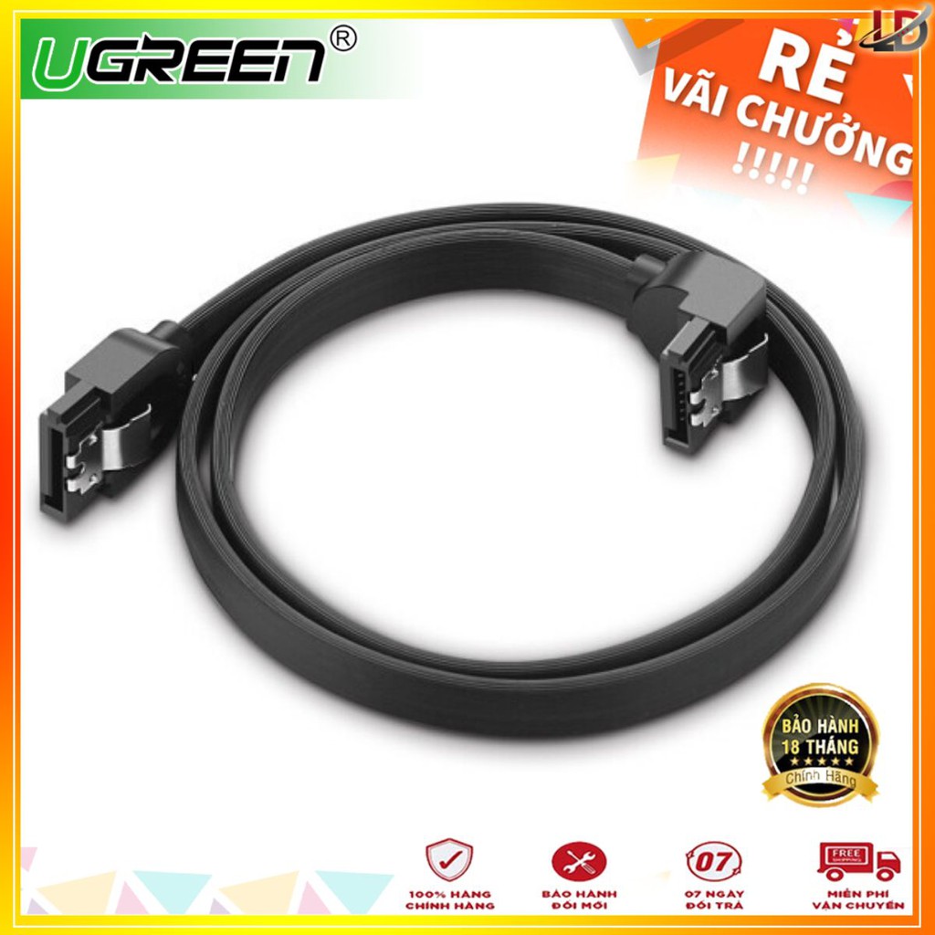 Cáp SATA 3.0 đầu thẳng chính hãng Ugreen 30796 tốc độ truyền dữ liệu cao