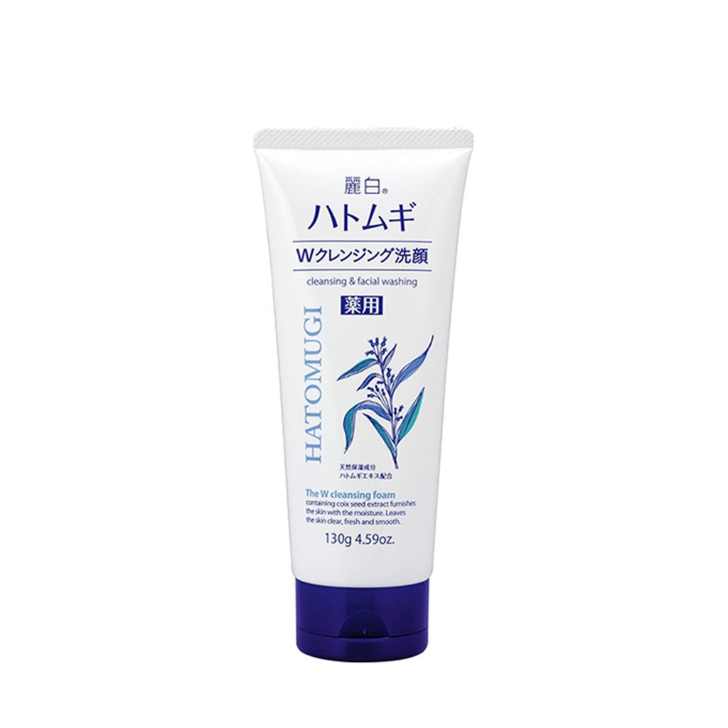 Sữa Rửa Mặt Tẩy Trang Và Làm Sáng Da Reihaku Hatomugi Cleansing Foam 130g