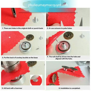 Cúc quần jean 2 cm ( gói 5 cúc )