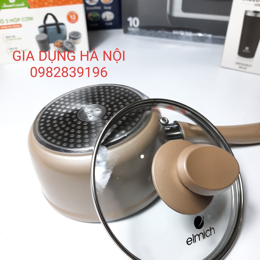 Quánh nấu bột Elmich 16cm 5588, Chống dính dùng từ