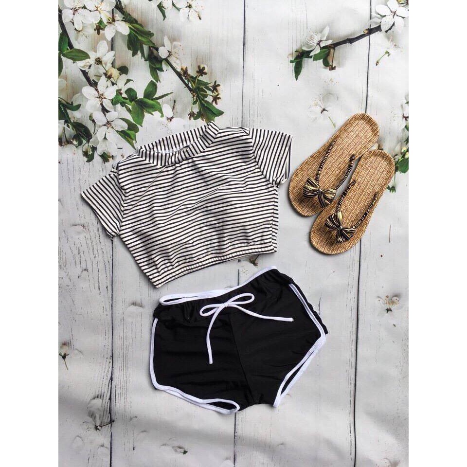 BỘ ÁO BƠI CROPTOP BAO ĐẸP | BigBuy360 - bigbuy360.vn