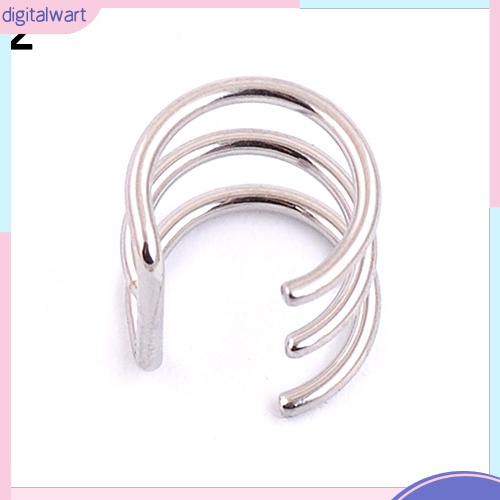 1 Khuyên Kẹp Vành Tai Hình Chữ C Cá Tính Cho Nữ