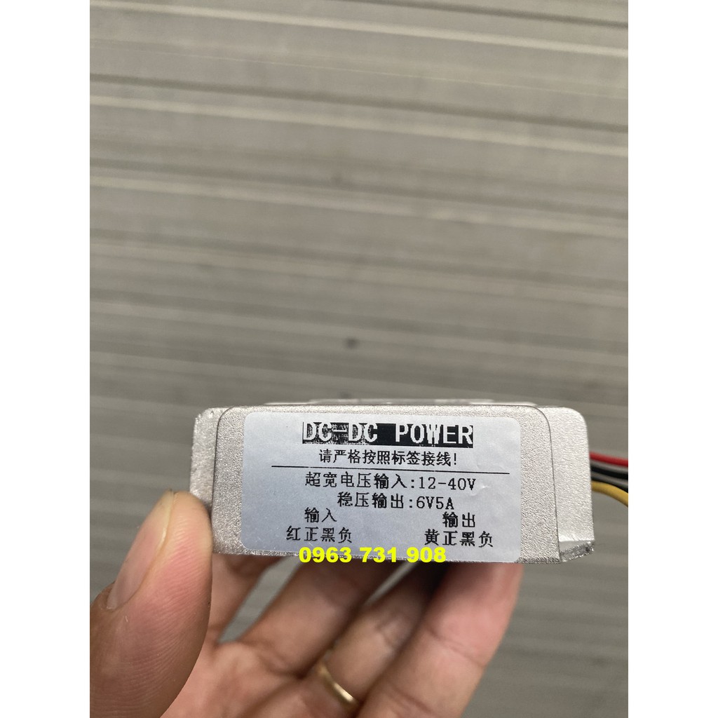 Bộ chuyển đổi nguồn điện 24V DC  xuống DC 6V5A