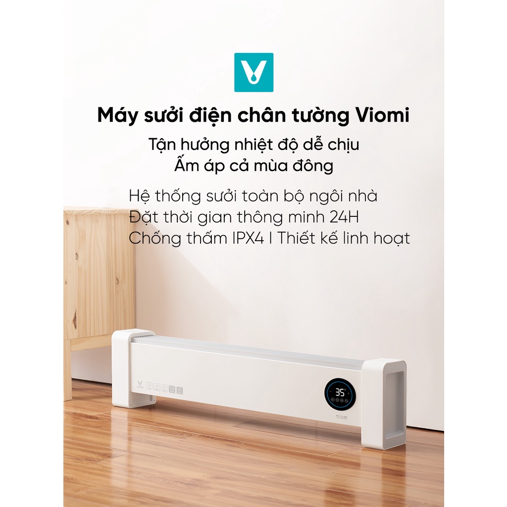 Máy sưởi điện chân tường Viomi VXTJ02